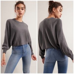 Garage grey sweater  knit blend